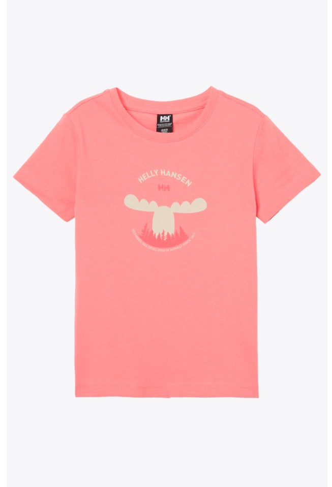 T-shirt graphique - 41125 CORAL ALMOND 066- 1 à 8 ans