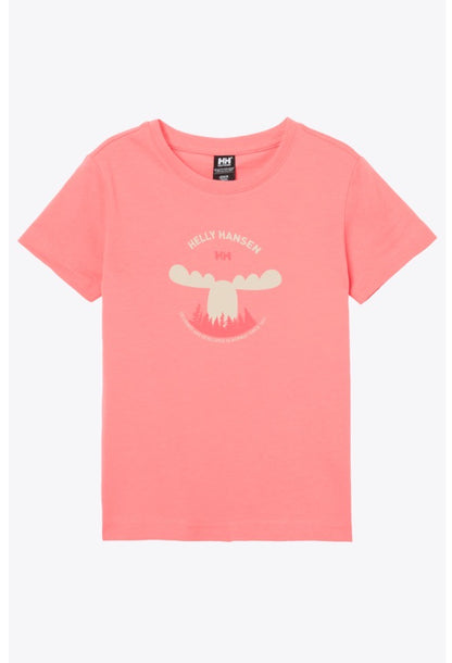 T-shirt graphique - 41125 CORAL ALMOND 066- 1 à 8 ans