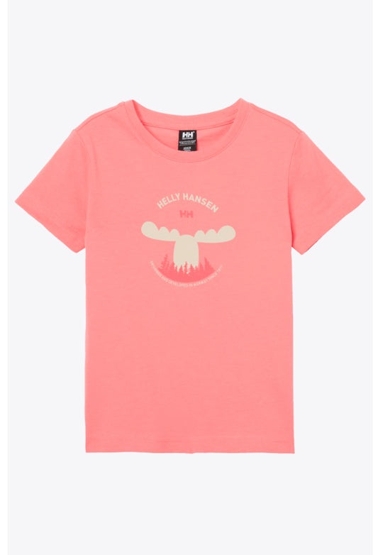 T-shirt graphique - 41125 CORAL ALMOND 066- 1 à 8 ans