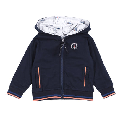 Veste à capuchon réversible - Club de l’océan- S2651-07 - 3 à 24 mois