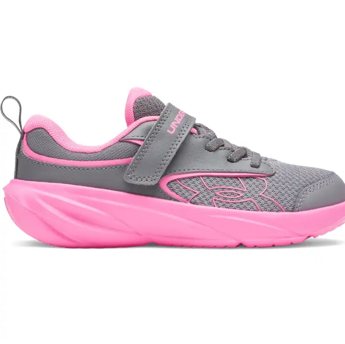 Chaussures de course UA Surge 5 6010437-024 - Gris/Rose - 11E à 3J