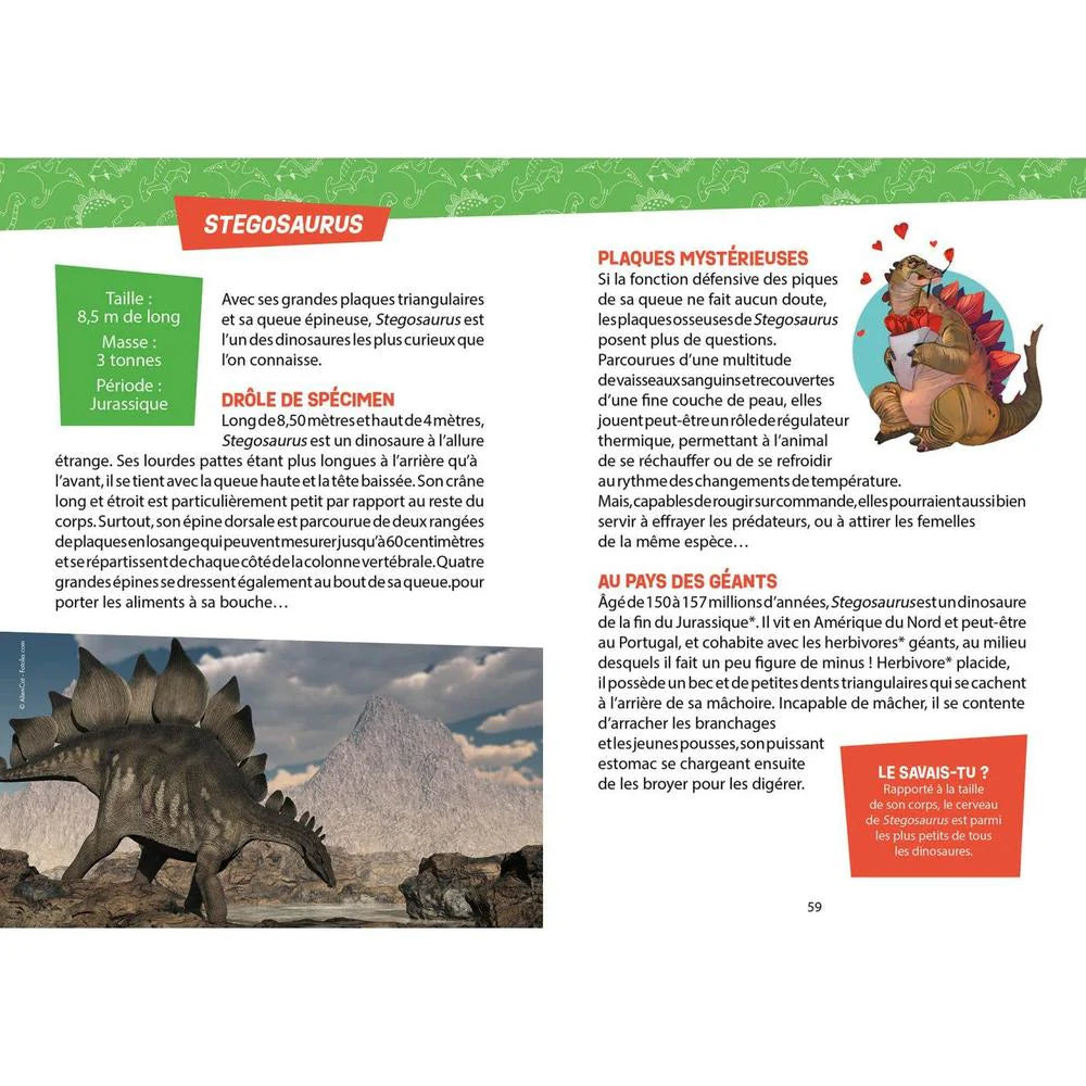 JE DÉCOUVRE LES DINOSAURES