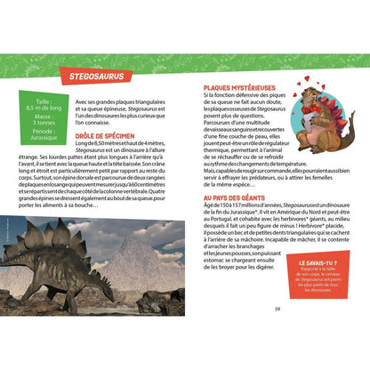 JE DÉCOUVRE LES DINOSAURES