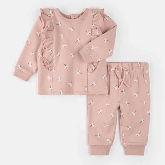 Ensemble 2 pièces Chandail et pantalon - Marguerittes - 3 à 24 mois
