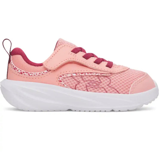 Chaussures de course UA Surge 5 Print 6016200-603 - Corail - 5E à 10E