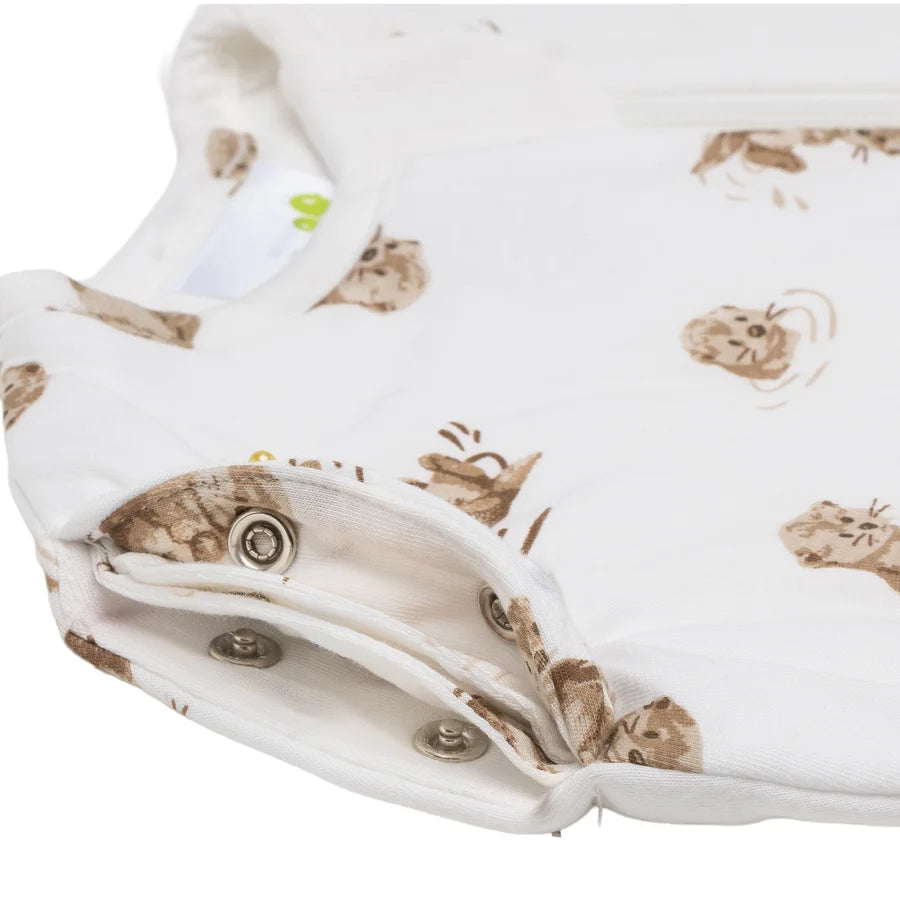 Sac de nuit pour nouveau-né en bambou - Loutres (1.0 tog)