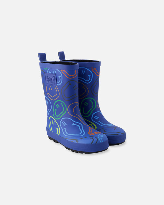 Bottes de pluie H30WB10-Imprimé Happy face - 4E à 13E