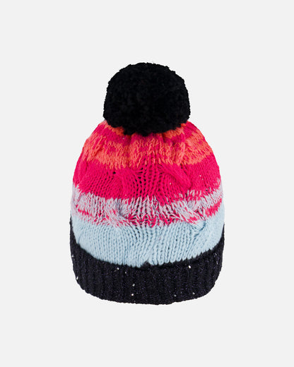 Tuque d’hiver en tricot - Rayures - G10ZJ01-000 - 5 à 14 ans