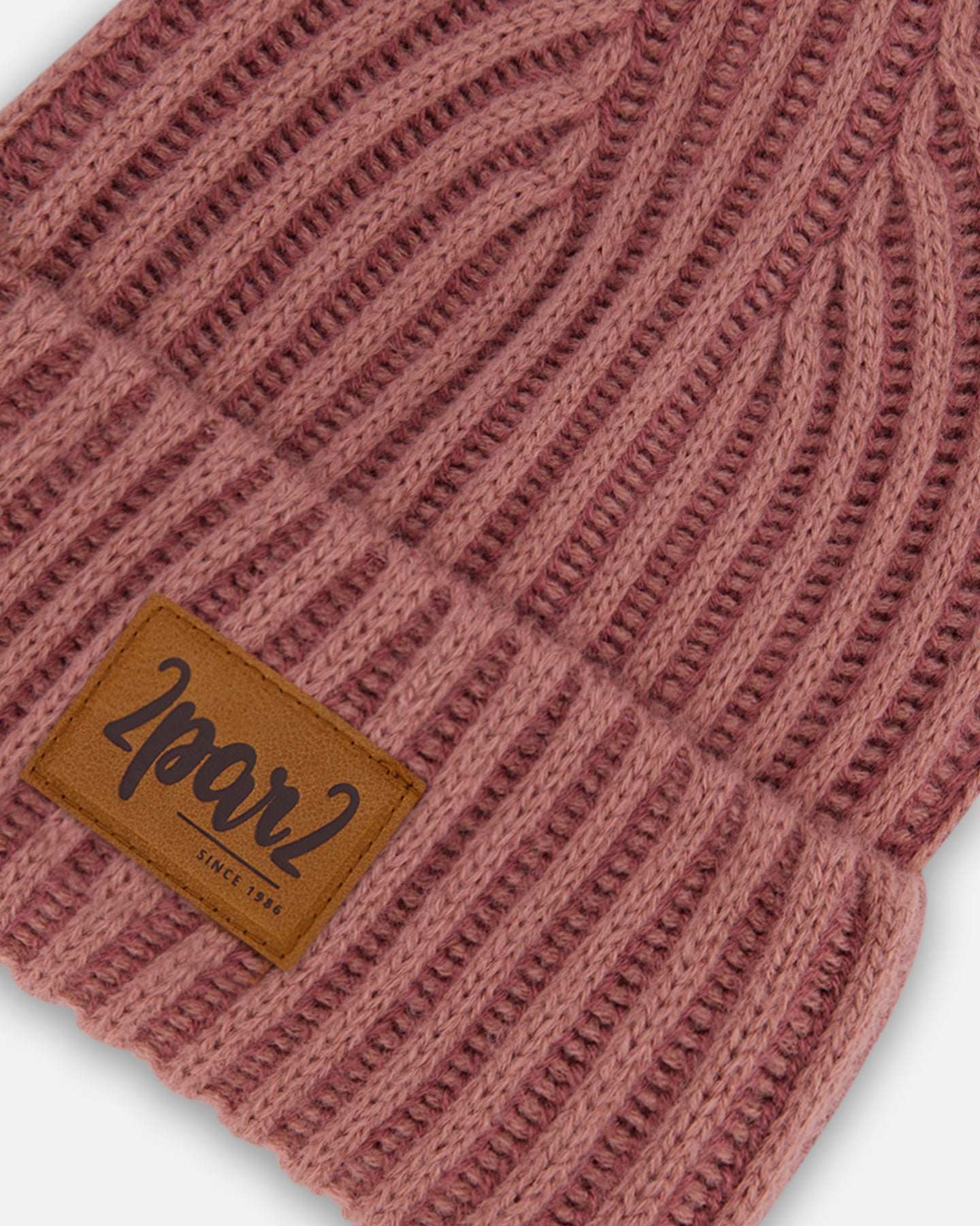 Tuque en tricot - F30WT24-676 - Rose ancien - 2 à 14 ans