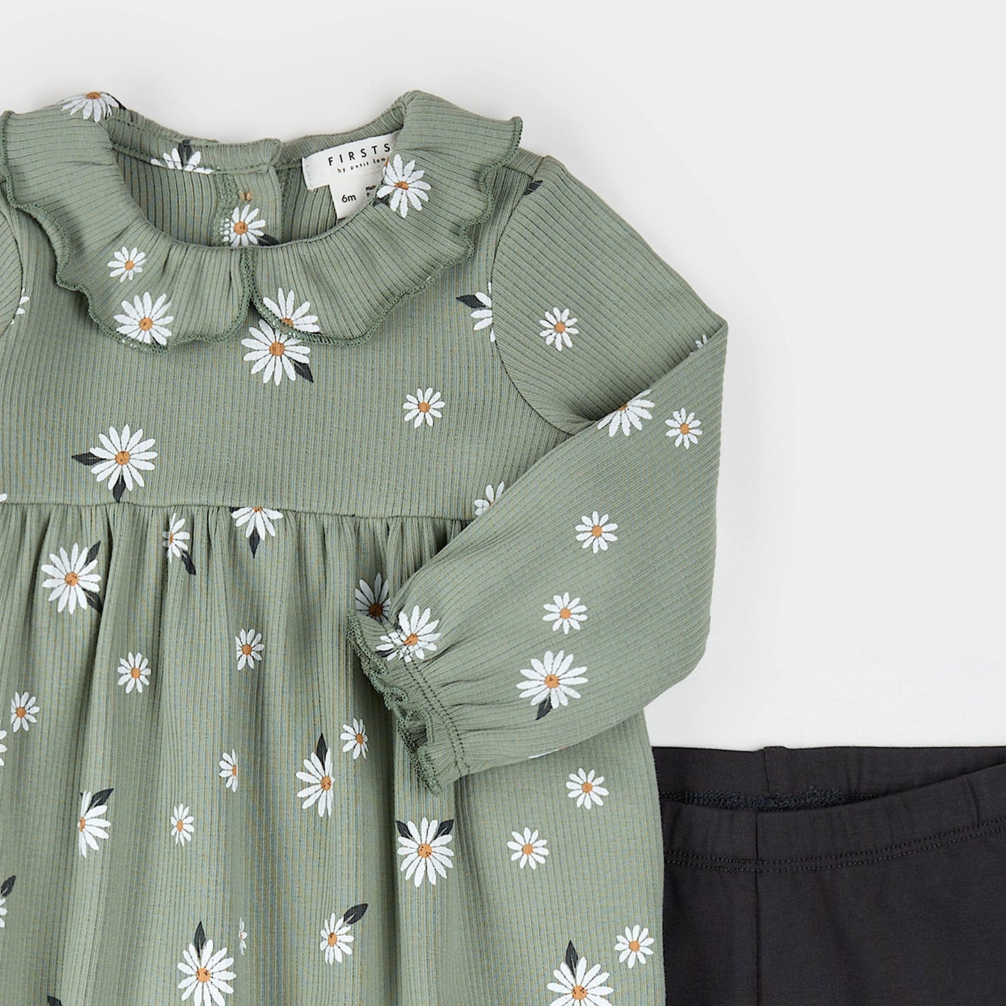 Ensemble 2 pièces robe et legging - Marguerittes - 3 à 24 mois