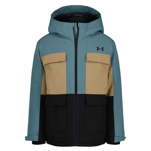 Manteau d’hiver Manteau Slate Quarry 8-16ans -Bleu/Beige - 7-16 ans