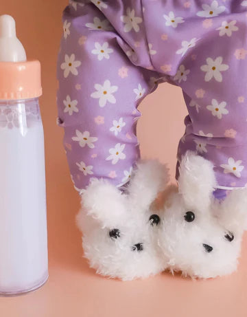 ENSEMBLE SLEEPY TIME DAISIE - PYJAMA, PANTOUFLE, LAIT ET HOCHET