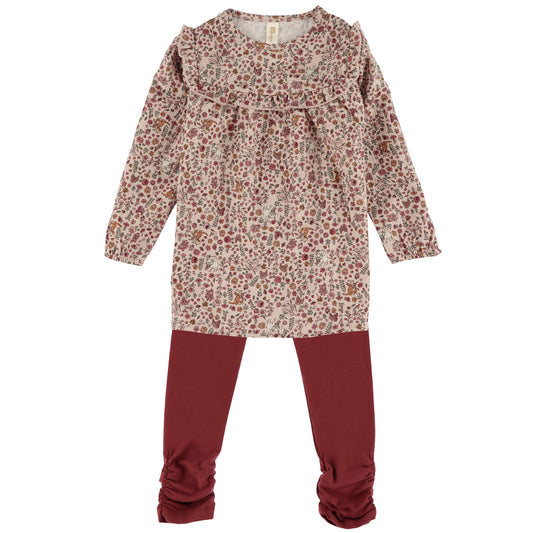 Ensemble tunique et legging - Il était une fois - F2660-06- Nouveau-né à 24 mois