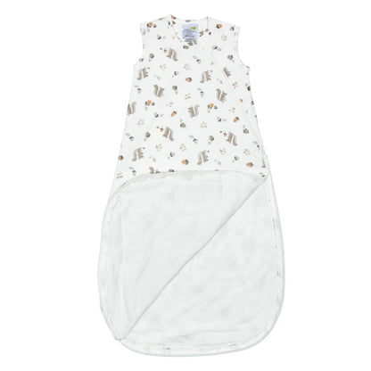 Sac de nuit matelassé en bambou - Écureuil (1.0 tog)