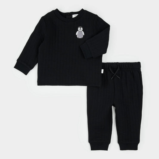Ensemble 2 pièces Chandail et pantalon - Noir - 3 à 24 mois