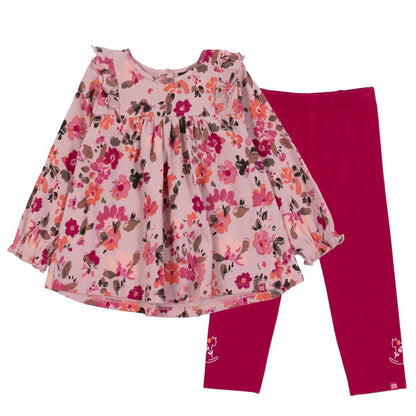 Ensemble tunique leggings - Doux chaton - F2554-04- 3 à 24 mois