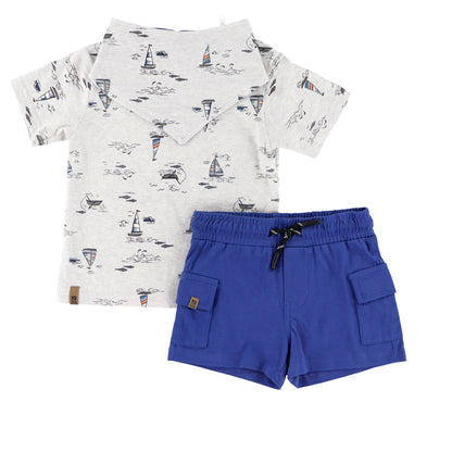 Chandail et Short- Club de l’océan- S2651-06 - 3 à 24 mois