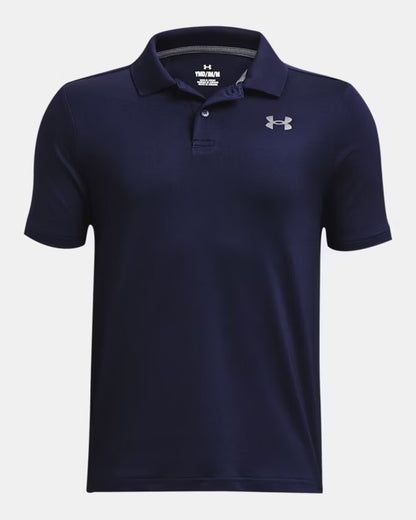 UA Matchplay Boys' Polo - Marine - 7 à 14 ans