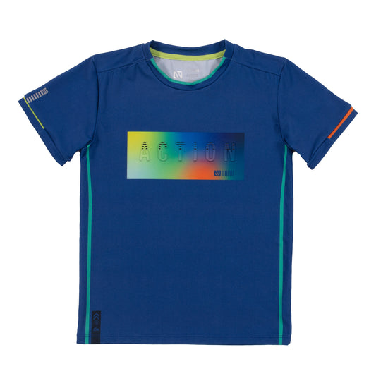 T-shirt Athlétique - Atteindre le sommet - S24A81-07 -  4 à 14 ans