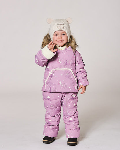 Habit de Neige 1 Pièces - Imprimé poupre - H10B701-003 - 6 à 24 mois