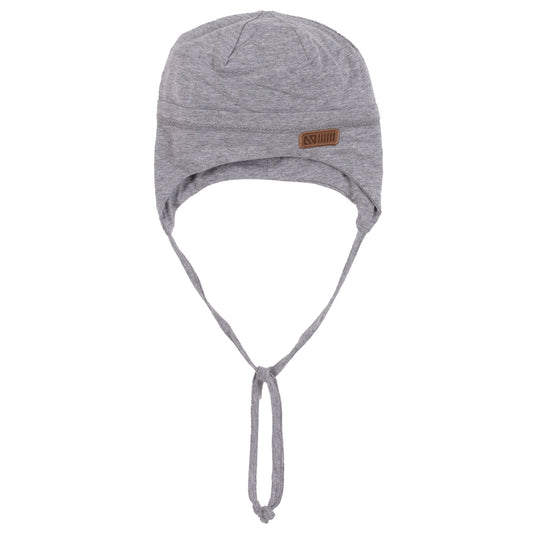 Tuque avec en jersey - BTUJ210- Gris - 6 à 24 mois