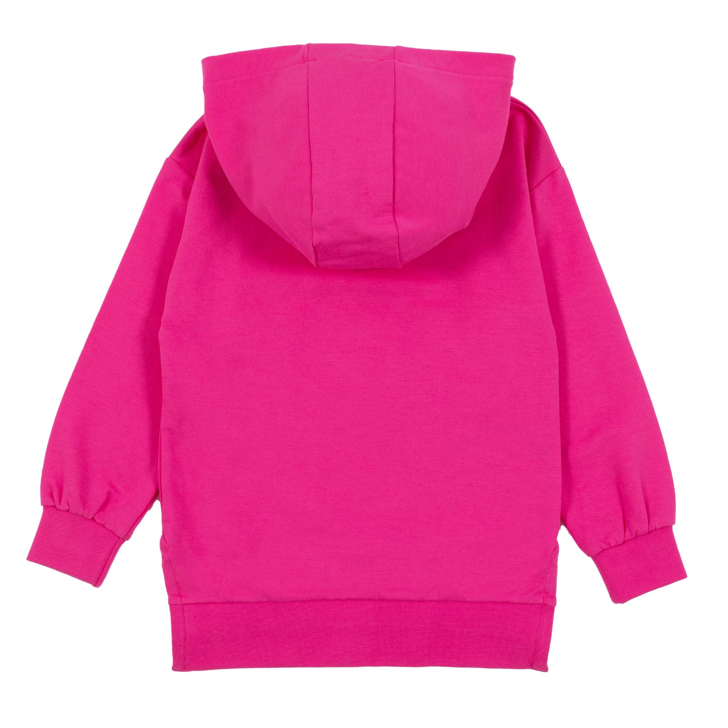 Hoodie en french terry fushia ultra - Jungle asiatique - S2402-11 - 2 à 10 ans