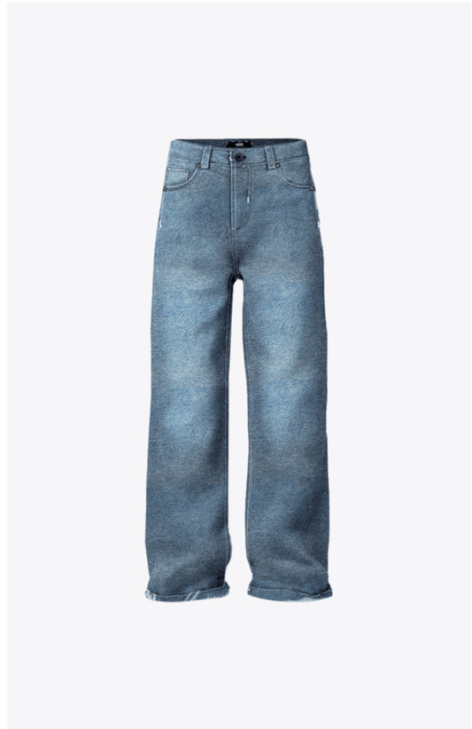 Pantalon SIRELLE PUDDLE PANTS - Denim -  7 à 14 ans