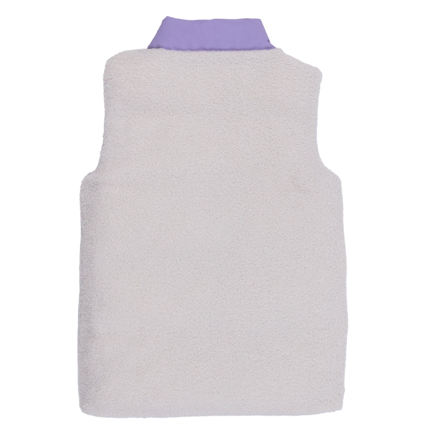 Veste matelassé réversible sans manches - F2604-12 - Lilas - 2 à 10 ans