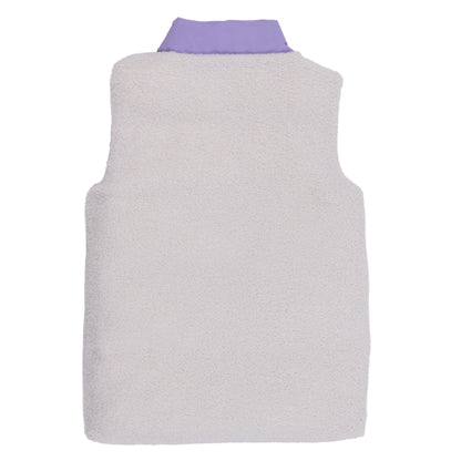 Veste matelassé réversible sans manches - F2604-12 - Lilas - 2 à 10 ans