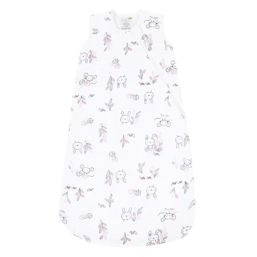 Sac de nuit mousseline de coton - Lapin (0.7 tog)