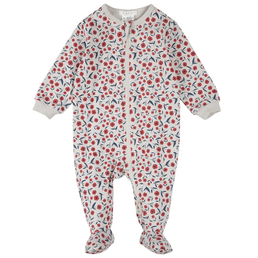 Dormeuse à pieds - Floral - Nouveau-né à 12 mois