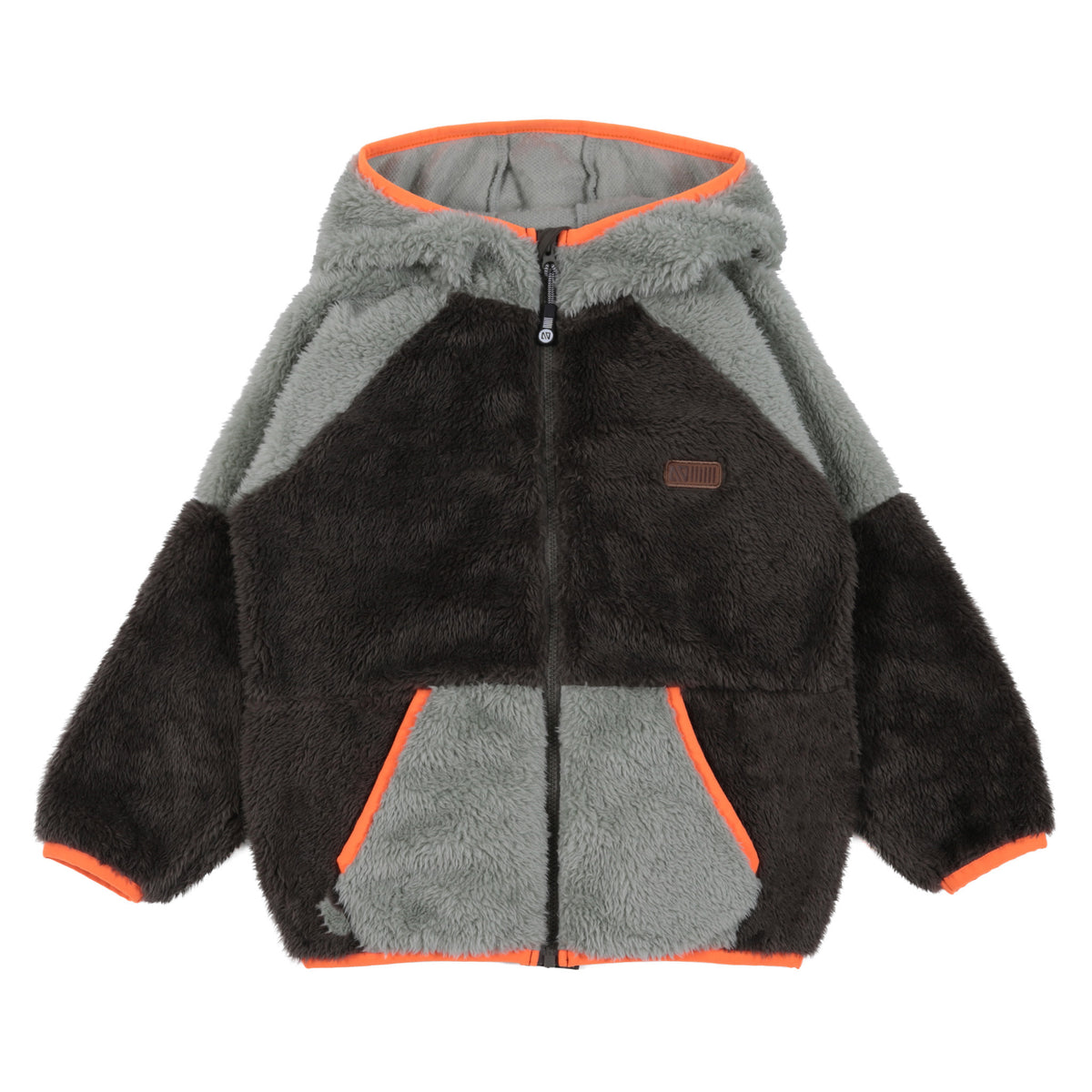 Veste de sherpa - F26VS01 - Vert - 2 à 12 ans