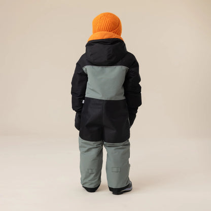 Habit de Neige 1 Pièce - Noir/Sauge - F26PTM609 - 2 à 8 ans