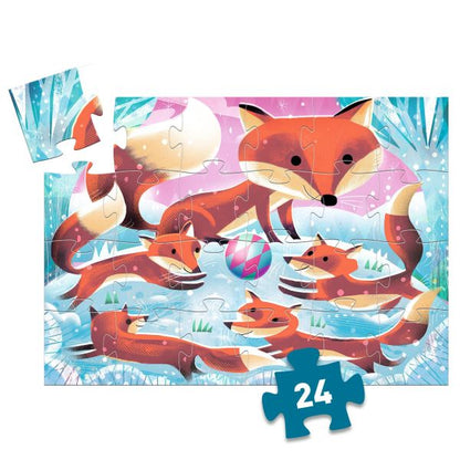 Puzzle silhouette - Ginger le petit renard