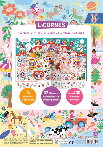 Cherche et trouve : Licornes