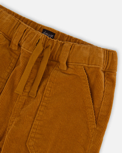 Jogger en corduroy - Chic, On fête! - G20YB26-915 - 12 à 24 mois