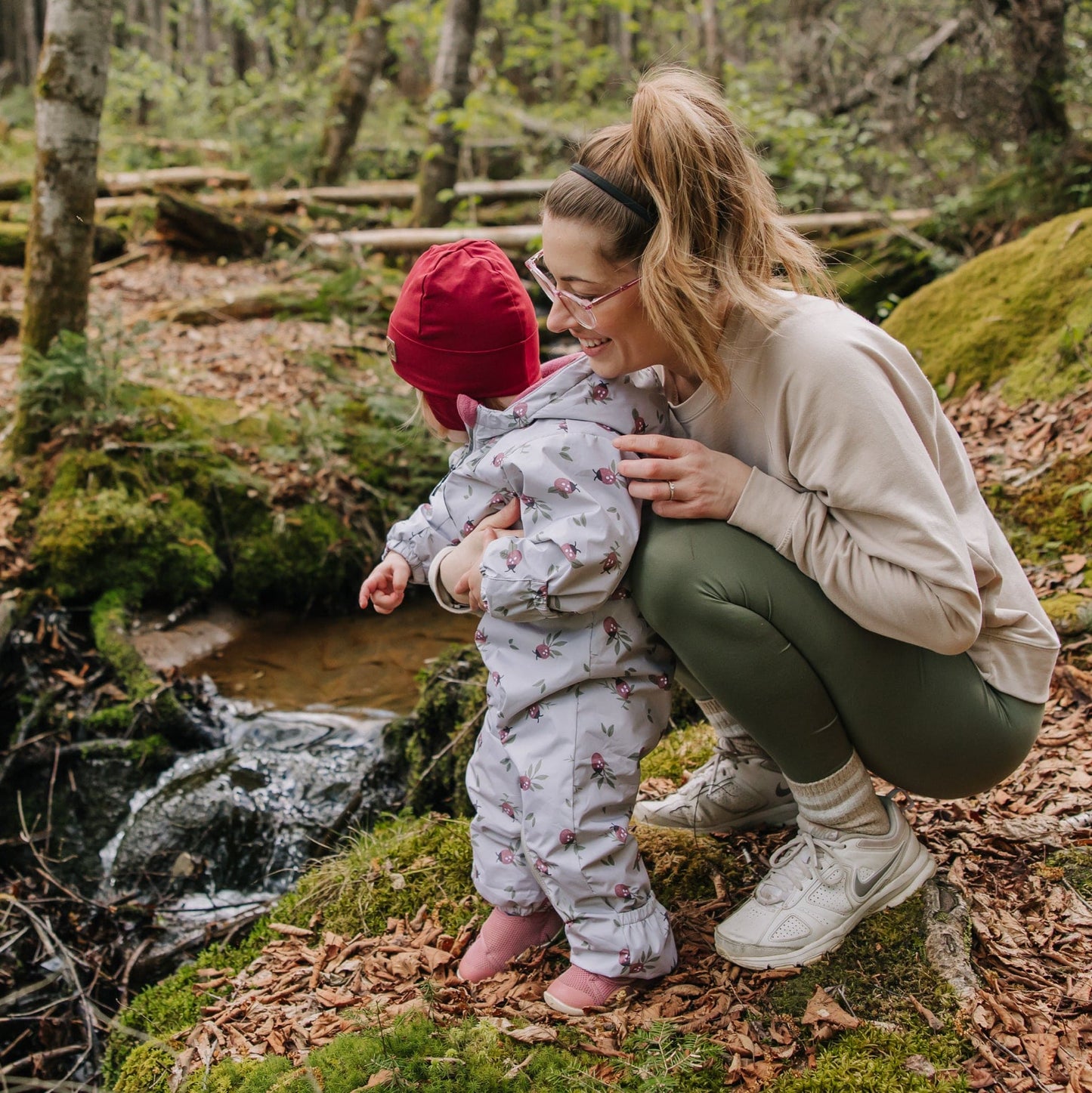 Cache-cou de coton - Framboise - 12/24 mois et 2/6 ans