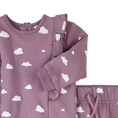 Ensemble 2 pièces Chandail et pantalon - Nuages - 3 à 24 mois