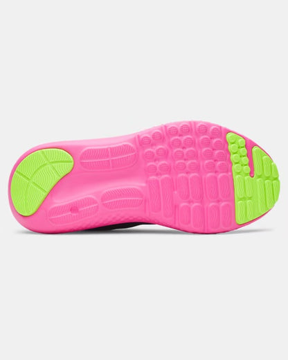 Chaussures de course UA Surge 4 - 3027108-005 - Noir/Rose - 4J à 6J