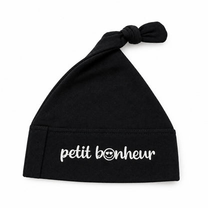 Chapeau de naissance - Petit bonheur - 2 choix de couleurs