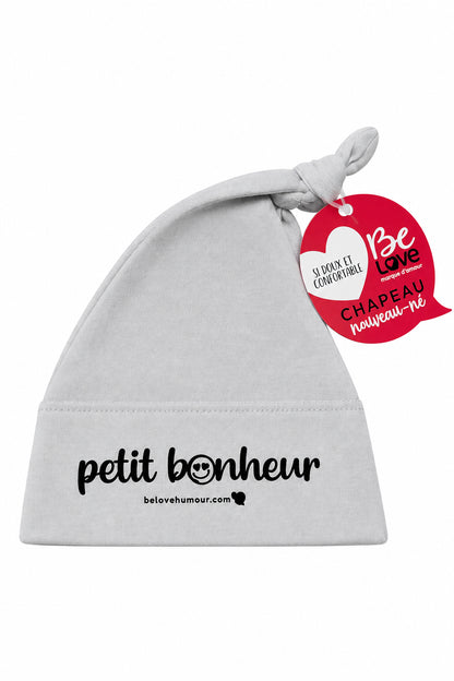 Chapeau de naissance - Petit bonheur - 2 choix de couleurs