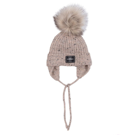 Tuque d’hiver - F25TU500- shepra natural-  6 à 24 mois