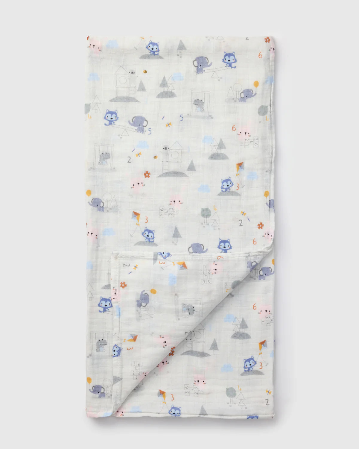 Couverture de mousseline de bambou - Mini Mathletes