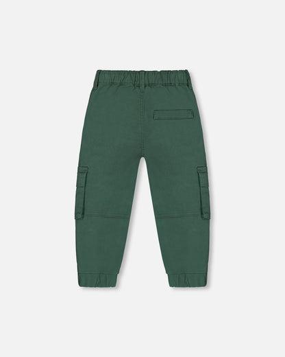 Pantalon jogger cargo en taille extensible - Aventure en forêt - G20YB20-930 - 2 à 8 ans