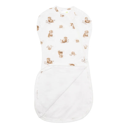 Sac de nuit pour nouveau-né en bambou - Loutres (1.0 tog)