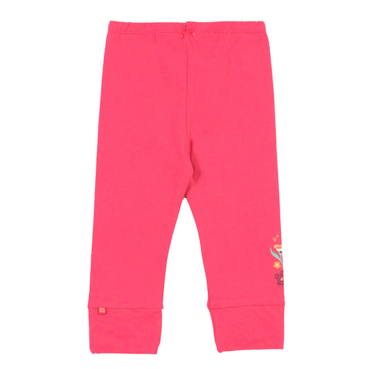 Legging 3/4 fraise - Pique-nique au soleil- S2404-12 - 2 à 10 ans