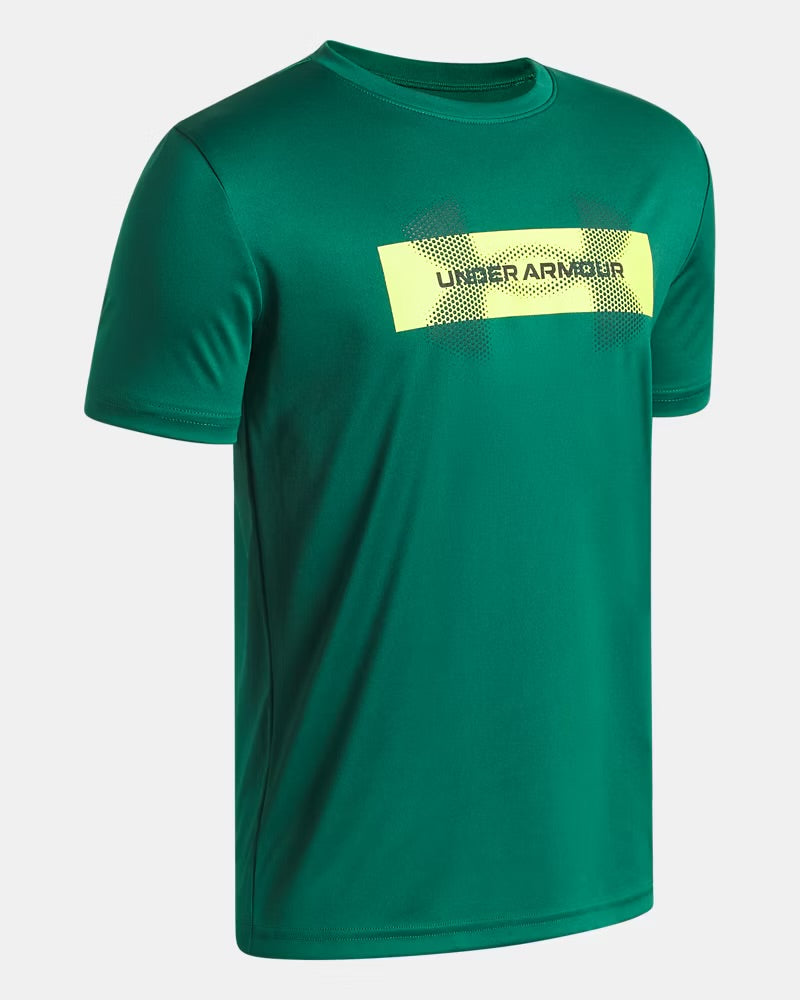 T-Shirt -  UA Tech™ Graphic 6013833-312 - Vert- 7 à 14 ans