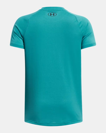 T-shirt UA Tech™ 2.0 Short Sleeve - Turquoise - 7 à 14 ans