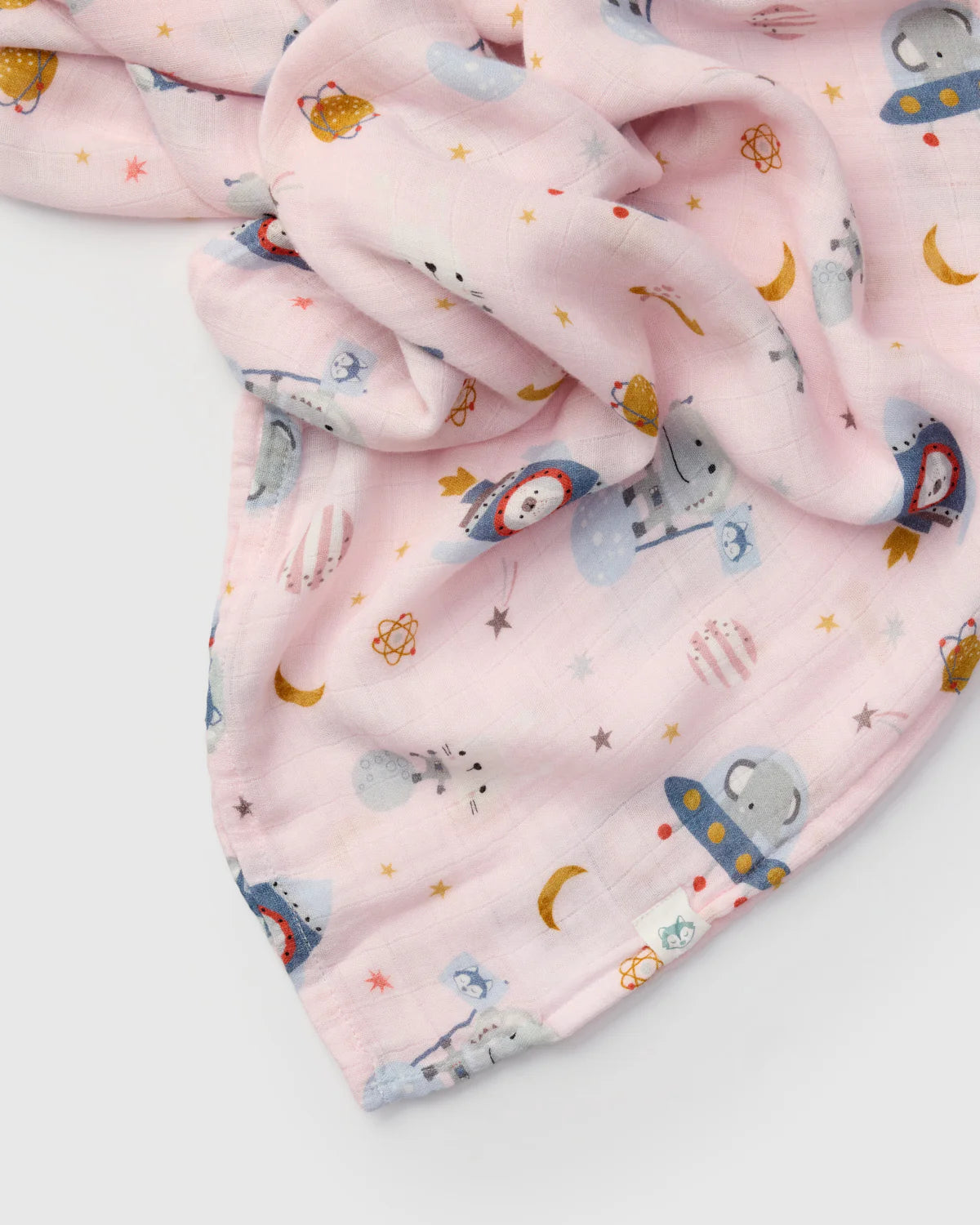 Couverture de mousseline de bambou- Astro Explorers