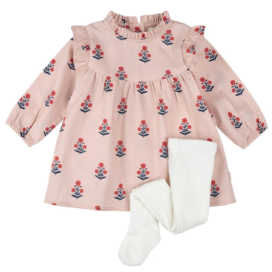 Ensemble 2 pièces robe et collant - Poppy - 3 à 24 mois